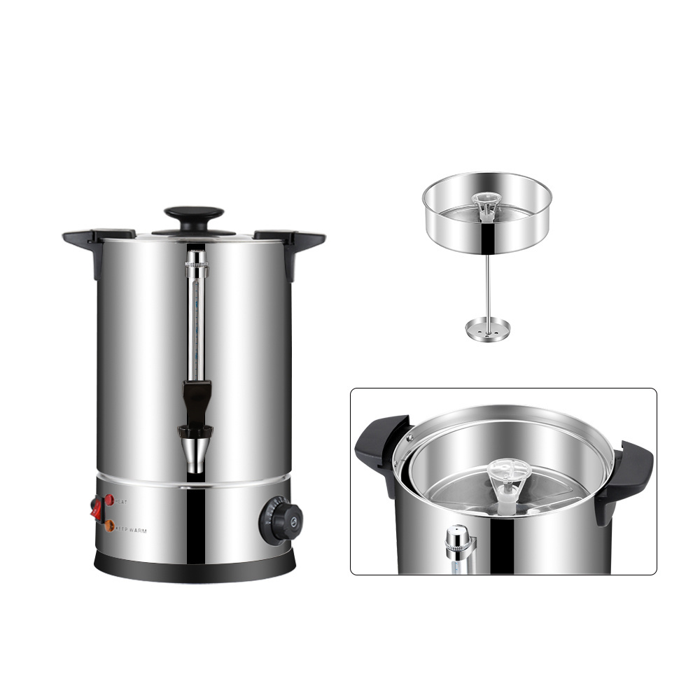 10L 40cups Restaurant Coffee Boiler Hot Drinks Dispenser with faucet