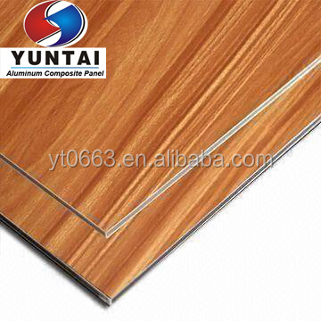 Faux wood texture alucobond Aluminum Composite Panels