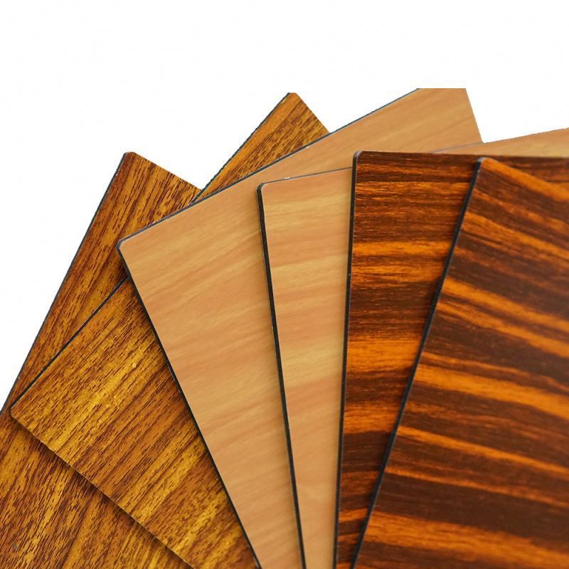 Faux wood texture alucobond Aluminum Composite Panels