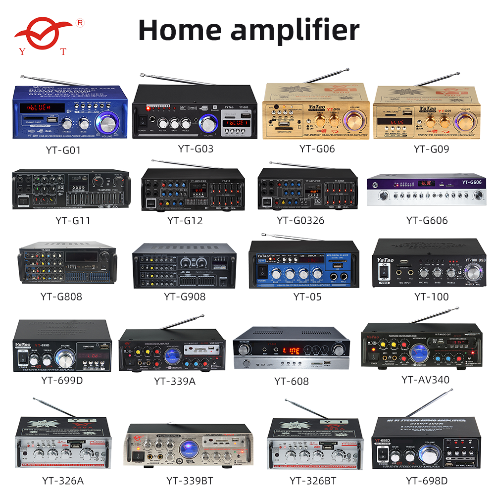 Small case FM USB SD card BT portable BT small amplifier