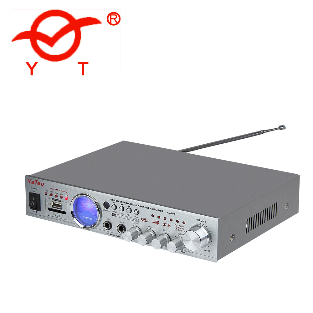 professional audio power amplifiers YT-806 with microphone