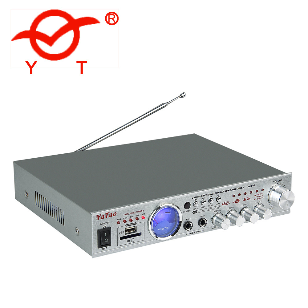 professional audio power amplifiers YT-806 with microphone