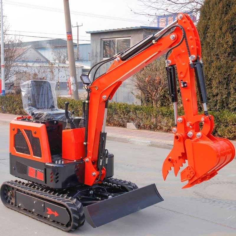 1.7t Farming Machine Crawler Mini Tractor Grave Digging Machine 1.7 Ton Tailless Hydraulic Breaker Hammer Mini Excavator For Sal