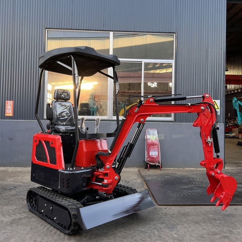 Earthmoving Machinery 1t 1.5t 1.7t Mini Excavator Towable Backhoe 0.8t 2t 2.5t 3t EPA CE Mini Digger Escavator with Attachment