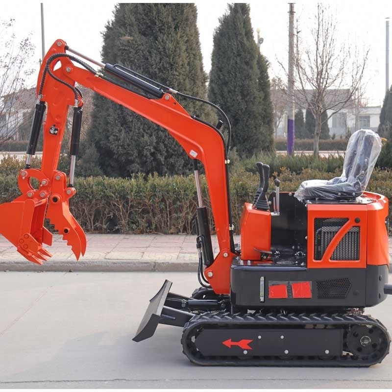 1.7t Farming Machine Crawler Mini Tractor Grave Digging Machine 1.7 Ton Tailless Hydraulic Breaker Hammer Mini Excavator For Sal