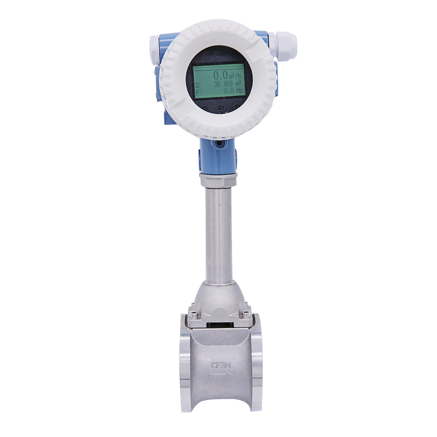 auto flow transmitter Insert digital vortex flow meter air steam flow meter price