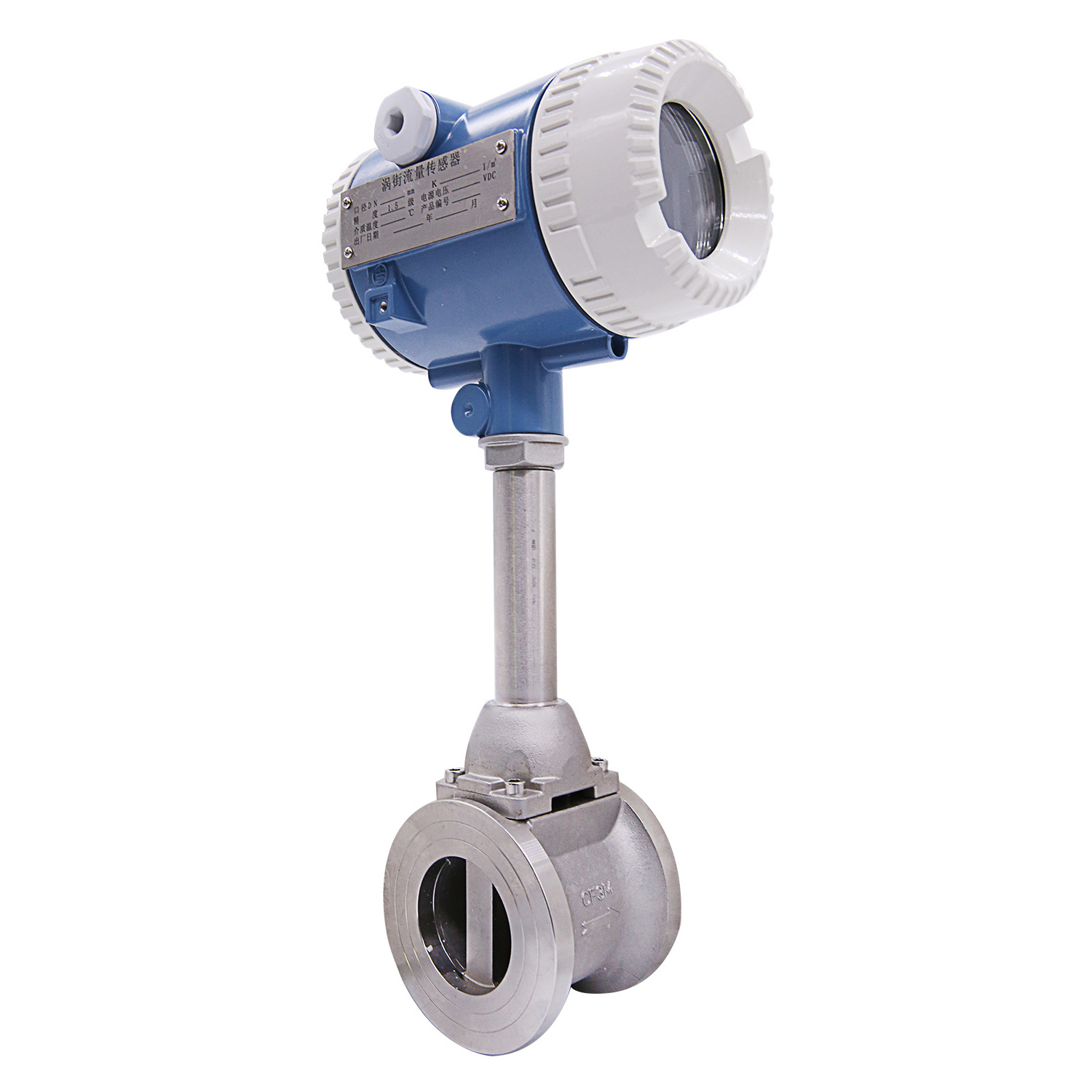 auto flow transmitter Insert digital vortex flow meter air steam flow meter price