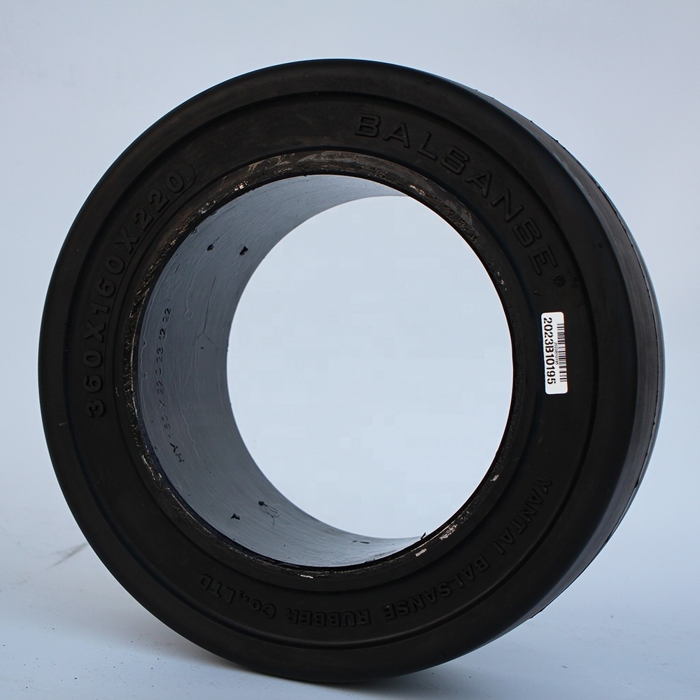 Lower factory direct price in excellent quality durable press on solid tire 330x145x194