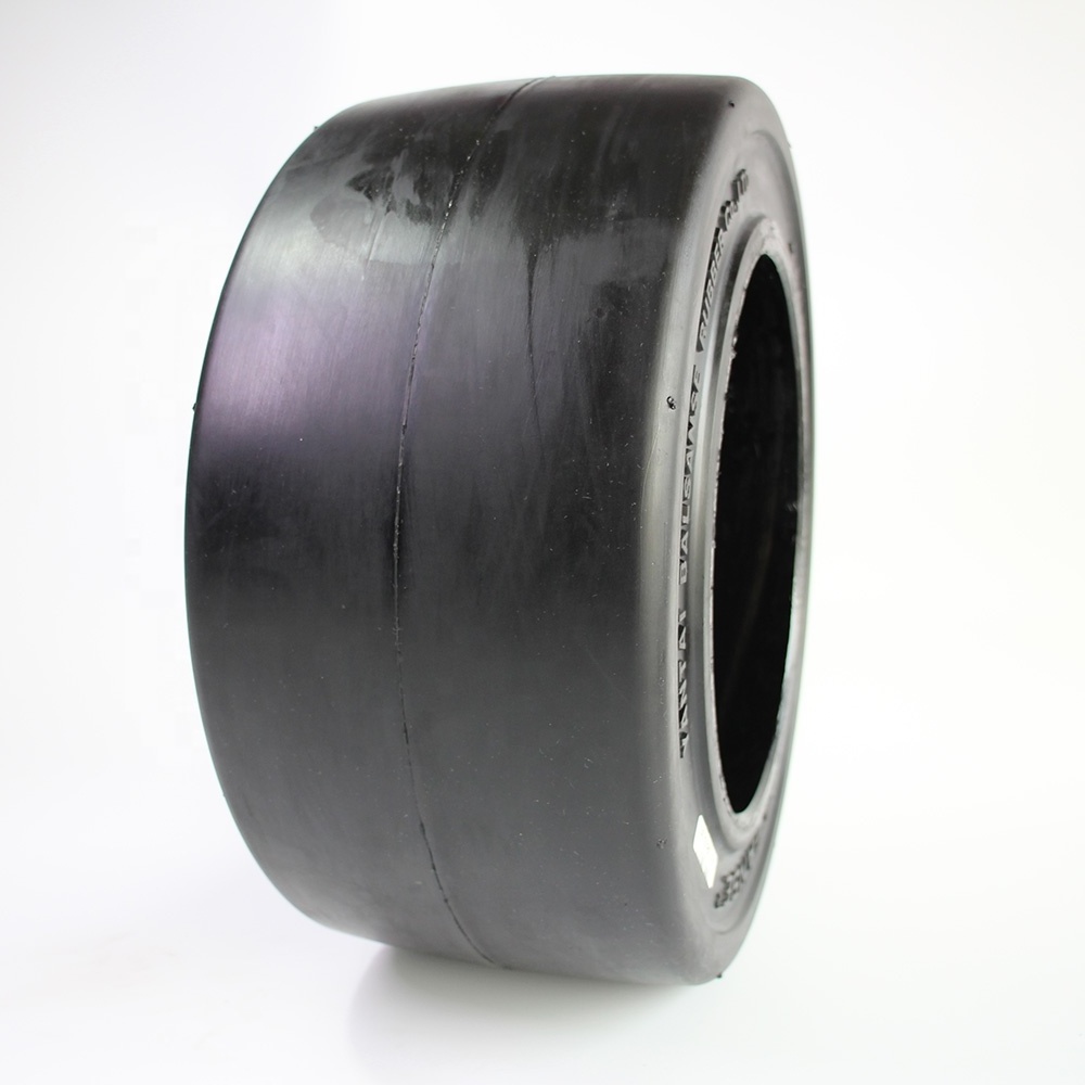 Ultra-durable high performance press on solid tire 330x145x194