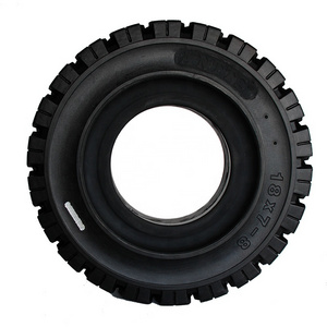 Lower price in good quality with long-lasting service life solid rubber forklift tires 70012