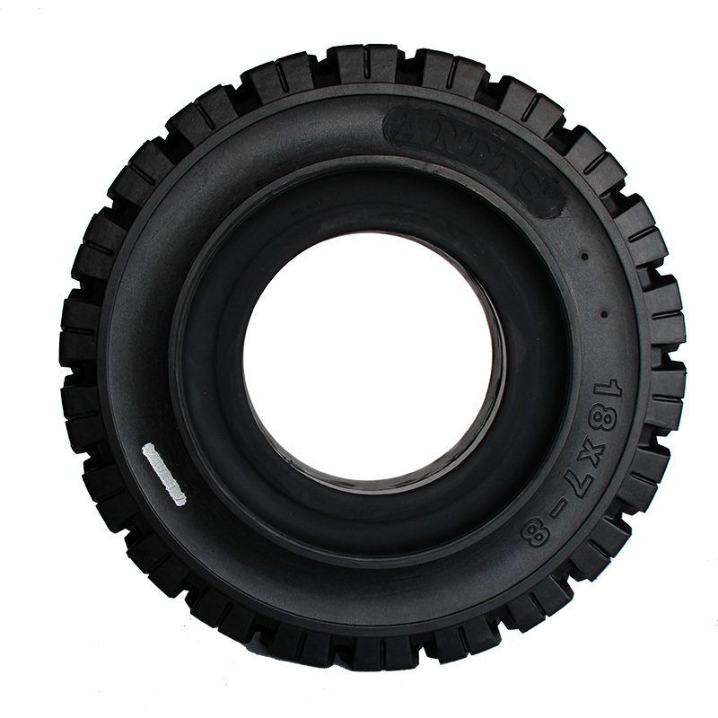 Stable high quality with lower price industrial solid rubber forklift tire 18x7-8