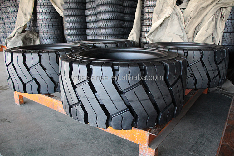 Stable high quality with lower price industrial solid rubber forklift tire 18x7-8