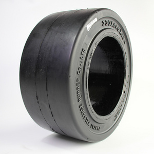 Top quality solid cushion tire, press-on band solid rubber industrial tire for warehouse forklifts