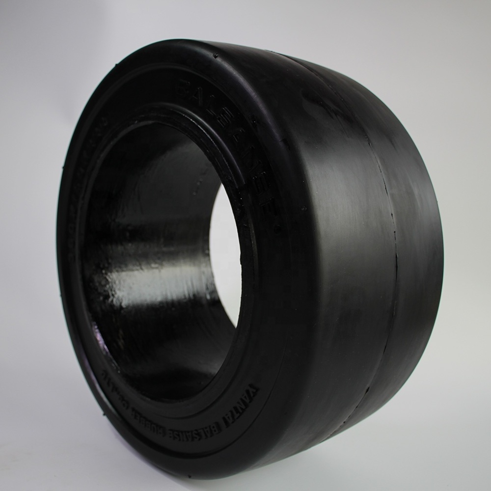 Ultra-durable high performance press on solid tire 330x145x194