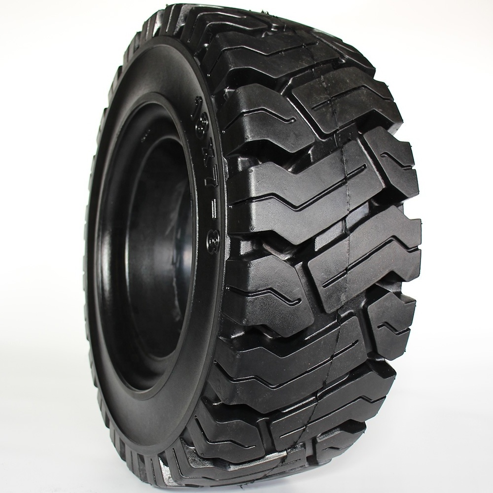 Excellent wear resistance with reasonable price  solid rubber forklift tires 70015