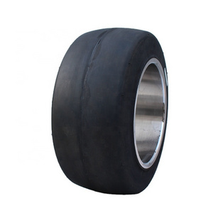 Ultra-durable high performance press on solid tire 330x145x194