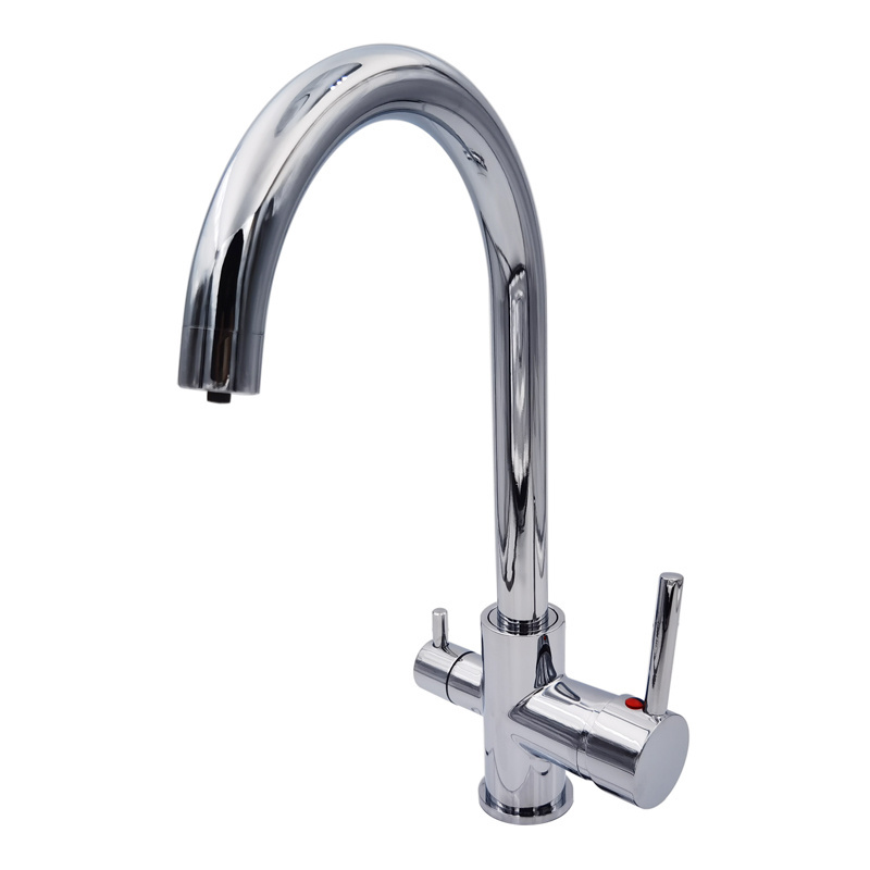 Kitchen Faucet 2021 Solid Brass 3 Way Water Filter Tap Water Faucets 360 Degree Rotation Kitchen Sink Tap 1615 SD