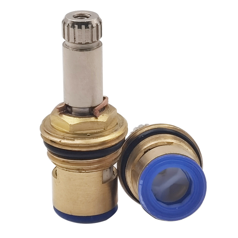 Fast Open Faucet Brass Spindle Taps Ceramic Mixer Cartridge Brass Parts M-16