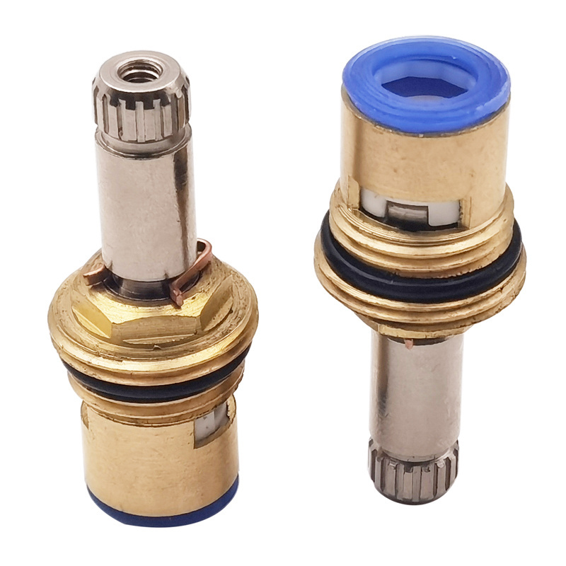 Fast Open Faucet Brass Spindle Taps Ceramic Mixer Cartridge Brass Parts M-16