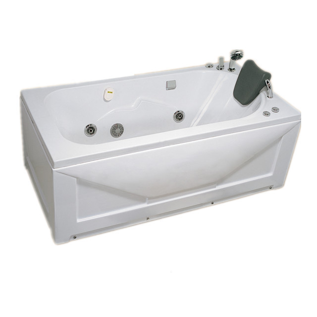 Acrylic Freestanding Portable Cheap Bathtub Quality ABS New for Adults Massage CE White Bathroom Modern Whirlpool Bathtub 1 HP