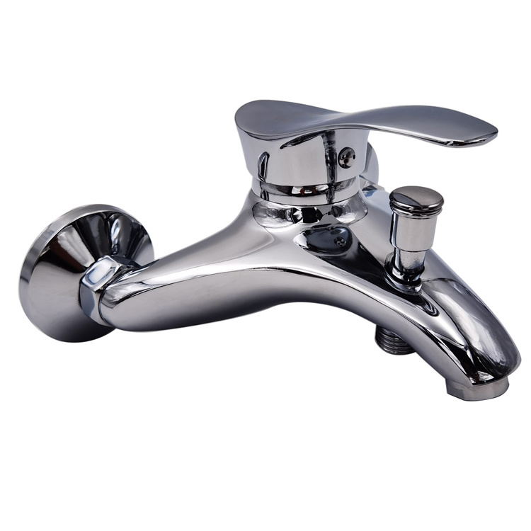 Bathtub Faucet Bathroom Hot and Cold Water Mixer Shower Faucet 8133 Zinc Alloy Black Brass CE Zhejiang Modern Contemporary 0-80