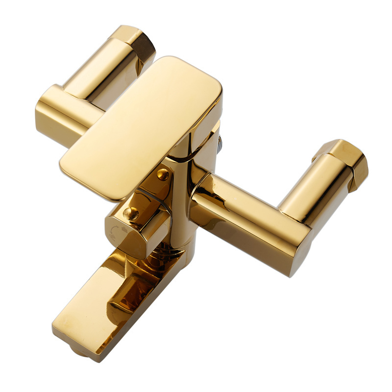 Luxury Gold Bath Shower Faucets Bathroom Faucet Mixer Tap Shower Faucet Sets Bathtub tap