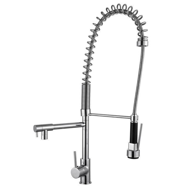 Crane with Filter Tap 3 Ways Pull Down Purify Kitchen Faucet 2205