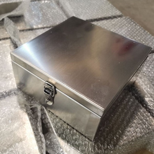 custom made 316 304 stainless steel sheet metal enclosures boxes and cases manufacturer