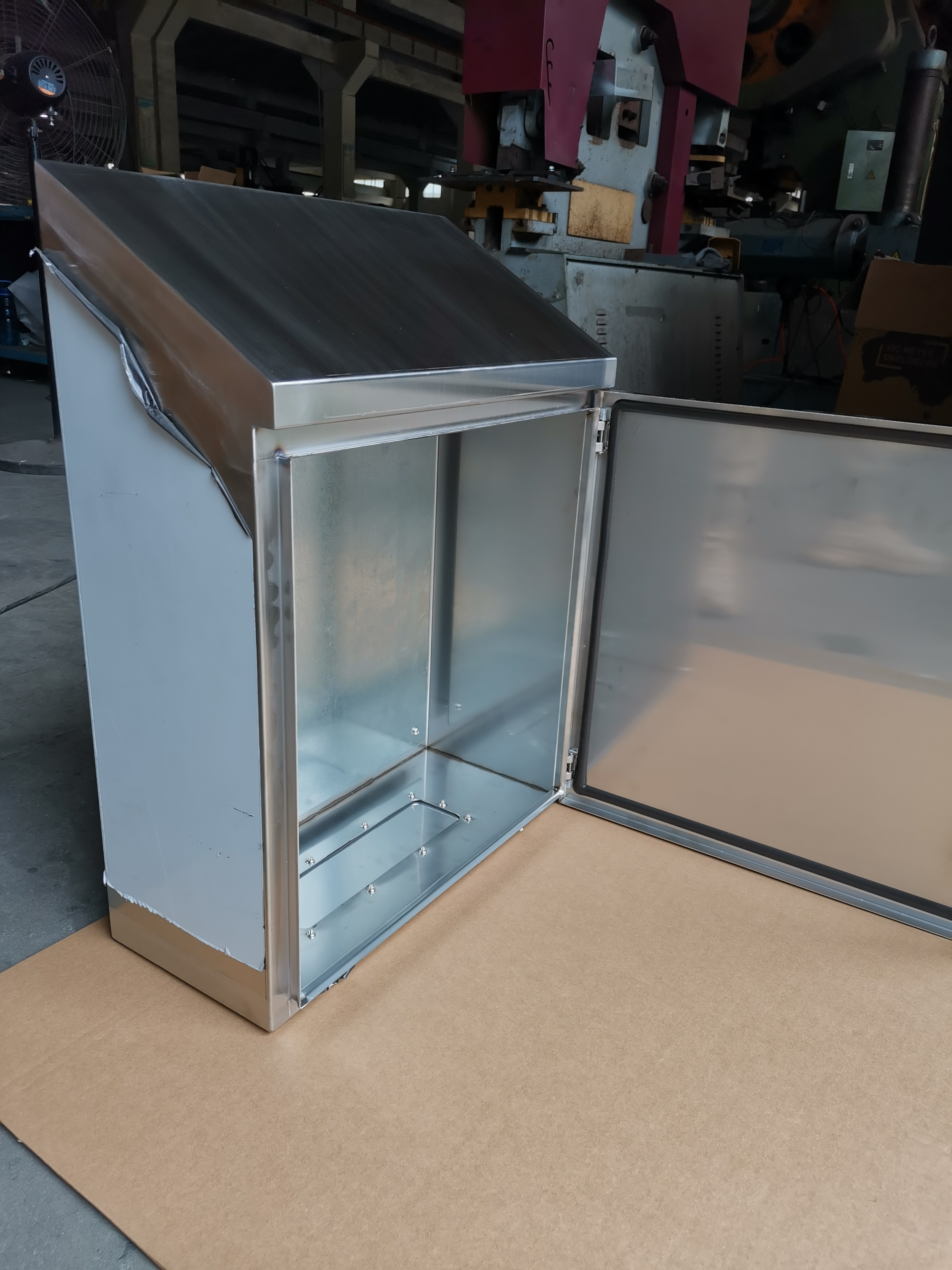 OEM electrical control metal box Stainless Steel  boxes sheet metal enclosure manufacturer Customized