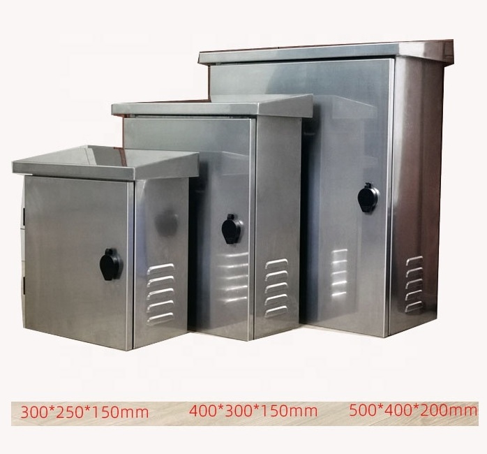 China factory outdoor waterproof sheet 304stainless steel electric enclosure meter junction metal box