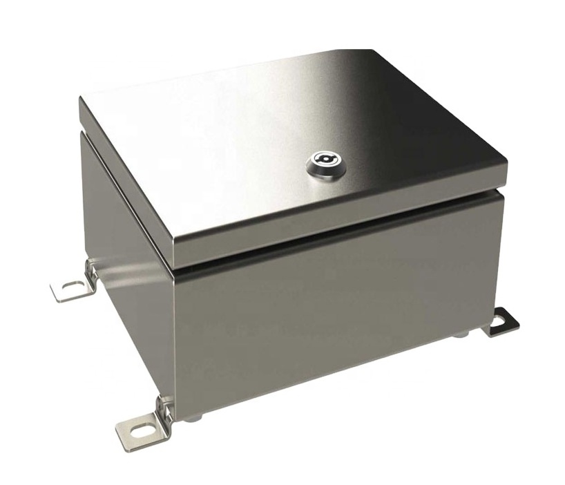 China factory outdoor waterproof sheet 304stainless steel electric enclosure meter junction metal box