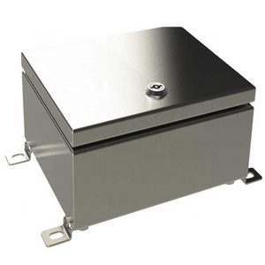 China factory outdoor waterproof sheet 304stainless steel electric enclosure meter junction metal box