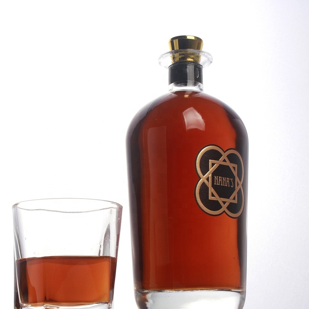 purchase empty fancy 750ml liquor liqueur whisky Rum 375ml alcohol exotic liquor bottles