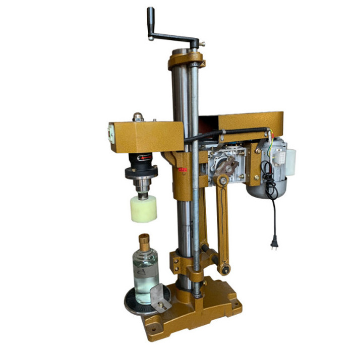 manual Aluminium  Ring pull cap capping machine semi auto glass bottle Sealing Machine