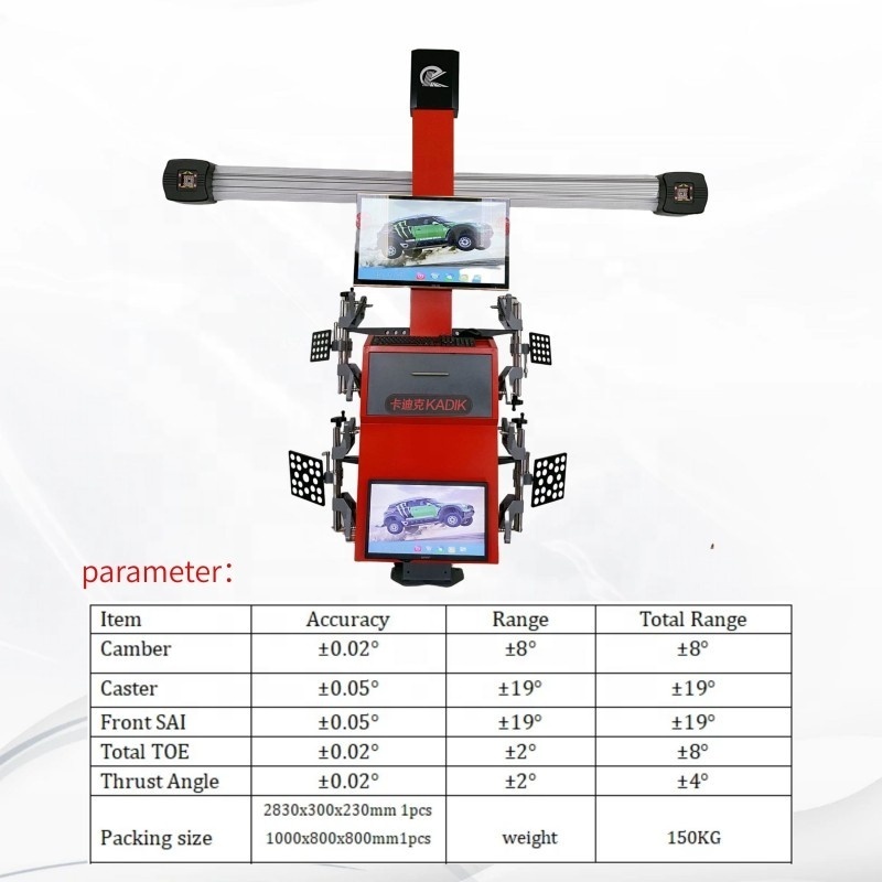 High Quality Safe scissor lift  wheel alignment machine Tire changer machine combo