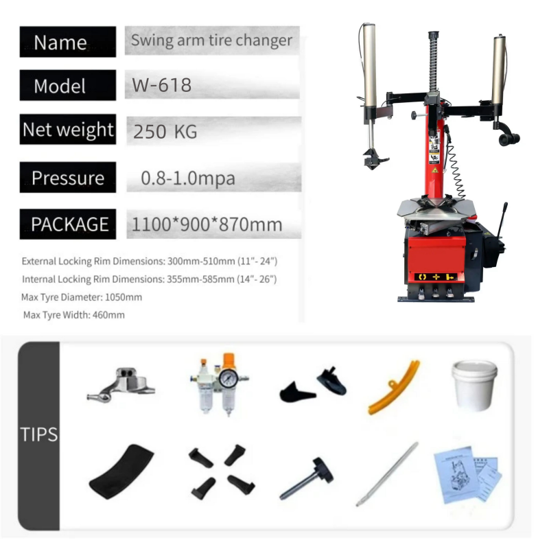 High Quality Safe scissor lift  wheel alignment machine Tire changer machine combo