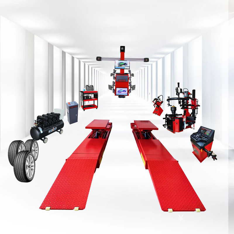 Factory delivery Hunter 3D wheel alignment machine car lifts auto lift of tire changing machine