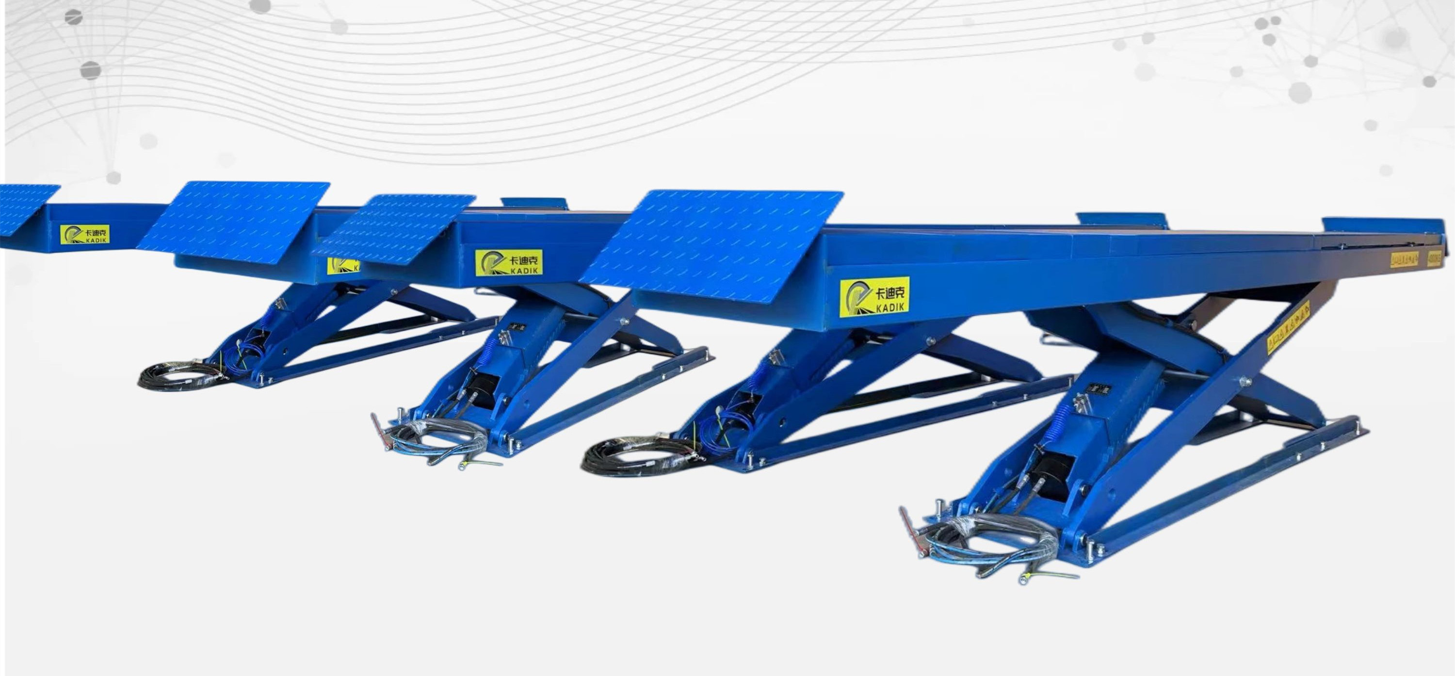 Flush mounted wheel alignment car scissor lift Tire & car maintenance equipment lift for workshop