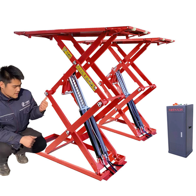 CE high quality car lifter hydraulic electric scissor lift aerial work platform mini scissor lift