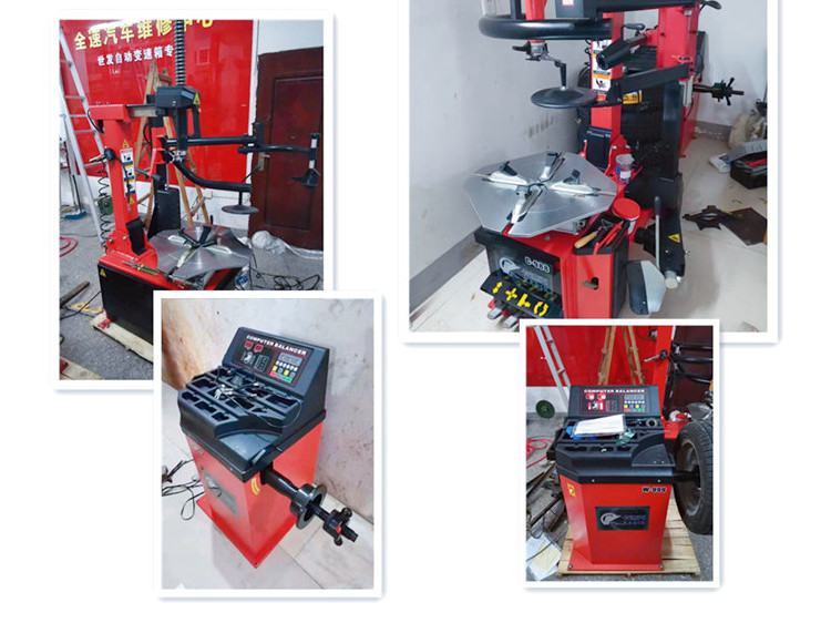 Auto maintenance tools for 3 d four-wheel positioning change swing arm rear wheel machine, the combination of wheel balancer