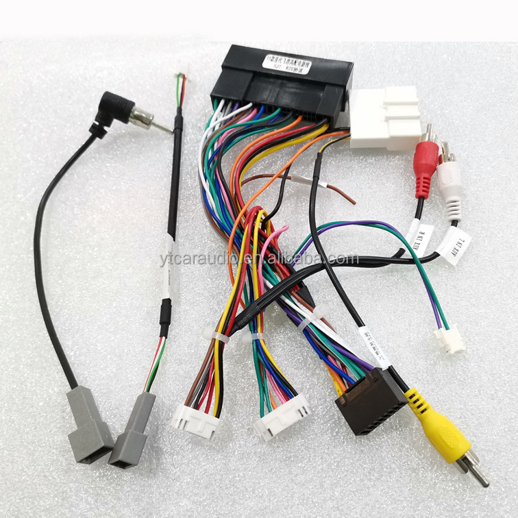 Car Radio Audio 16PIN Android Power Cable With Canbus Box For Hyundai Veloster 2011 Wiring Harness Adapter