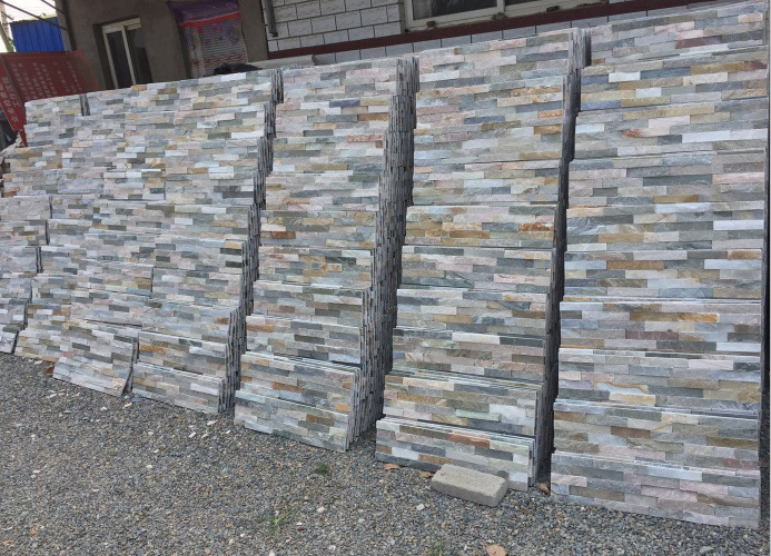 Slate Stacked Wall Stone Veneer For Wall Cladding