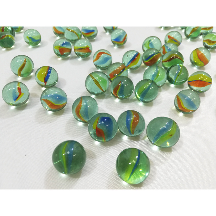 Solid glass marble balls for decoration