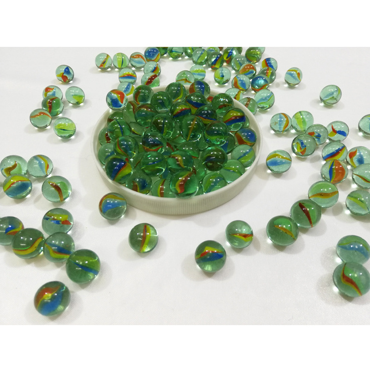 Solid glass marble balls for decoration