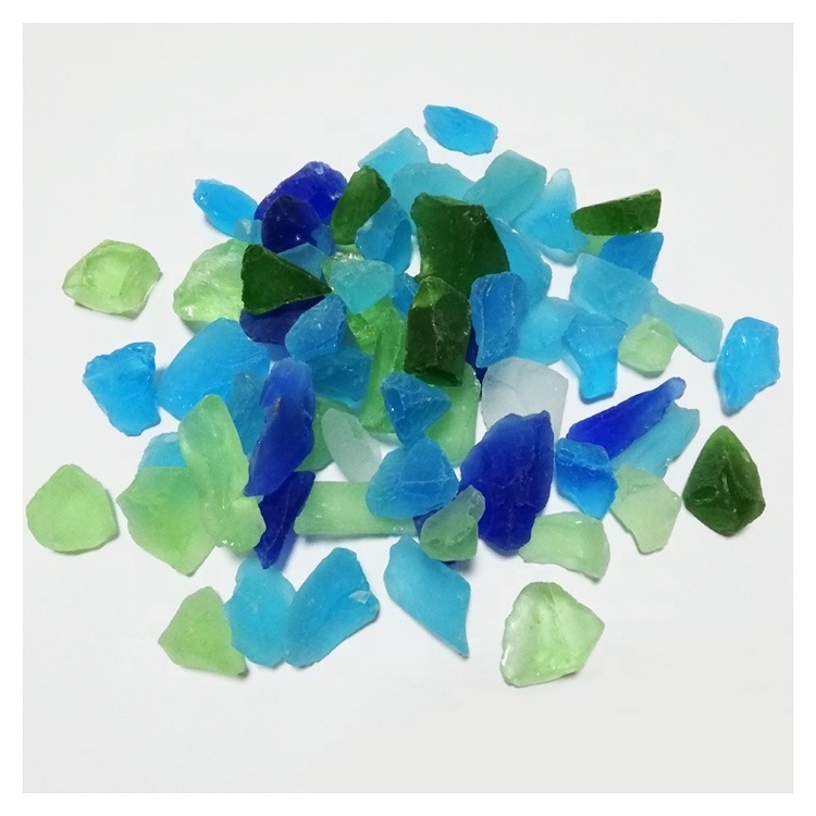 garden decor wholesale slag glass rock broken glass scrap for sale