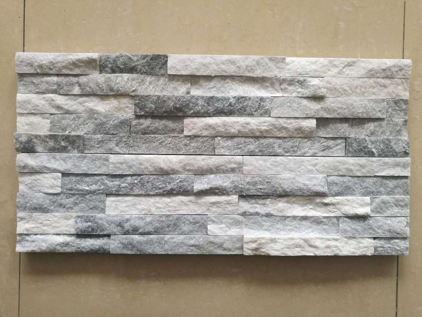 artificial grey quartz stone veneer