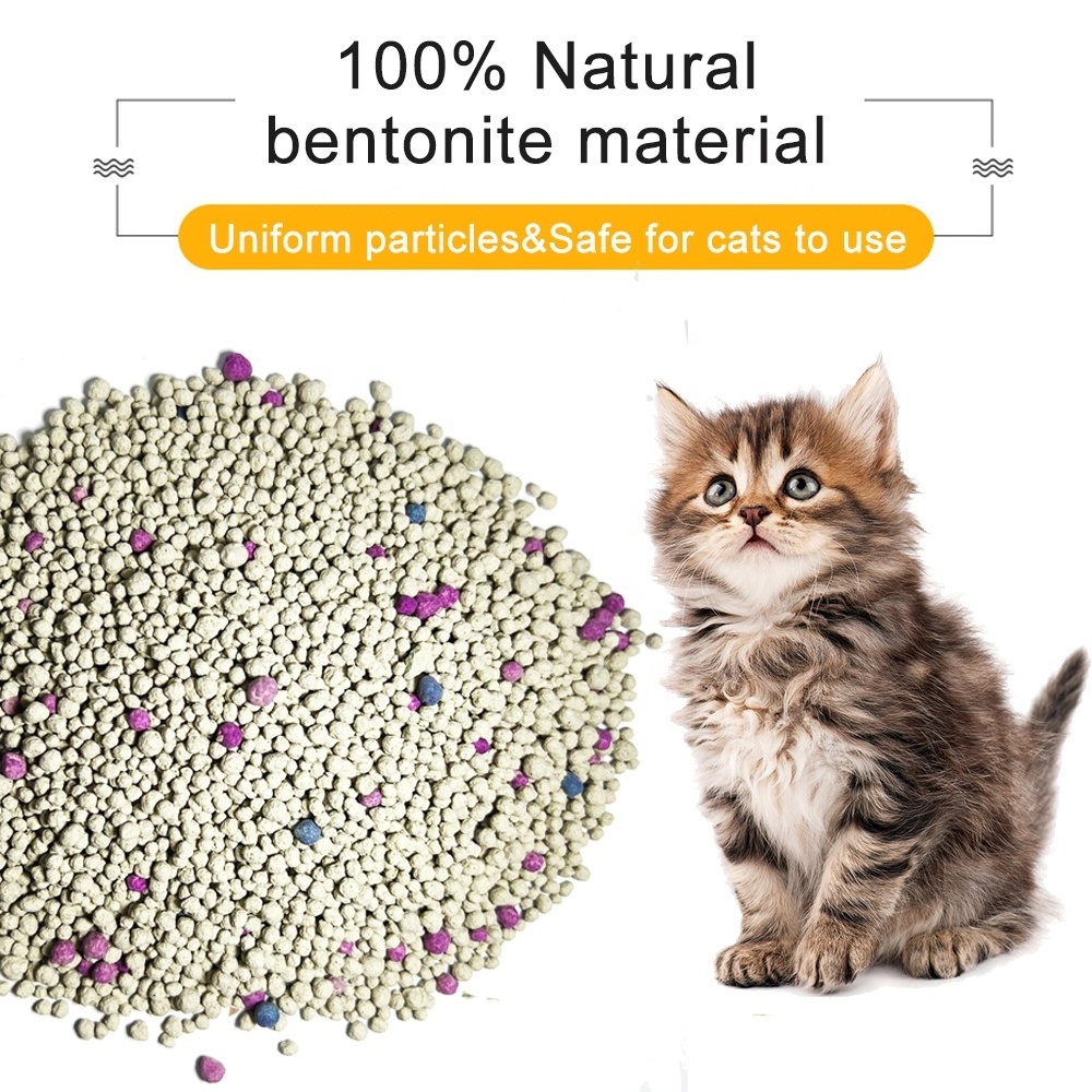 wholesale OEM bulk cat litter odor eliminator wholesale bentonite cat litter sand bentonite crushed cat litter