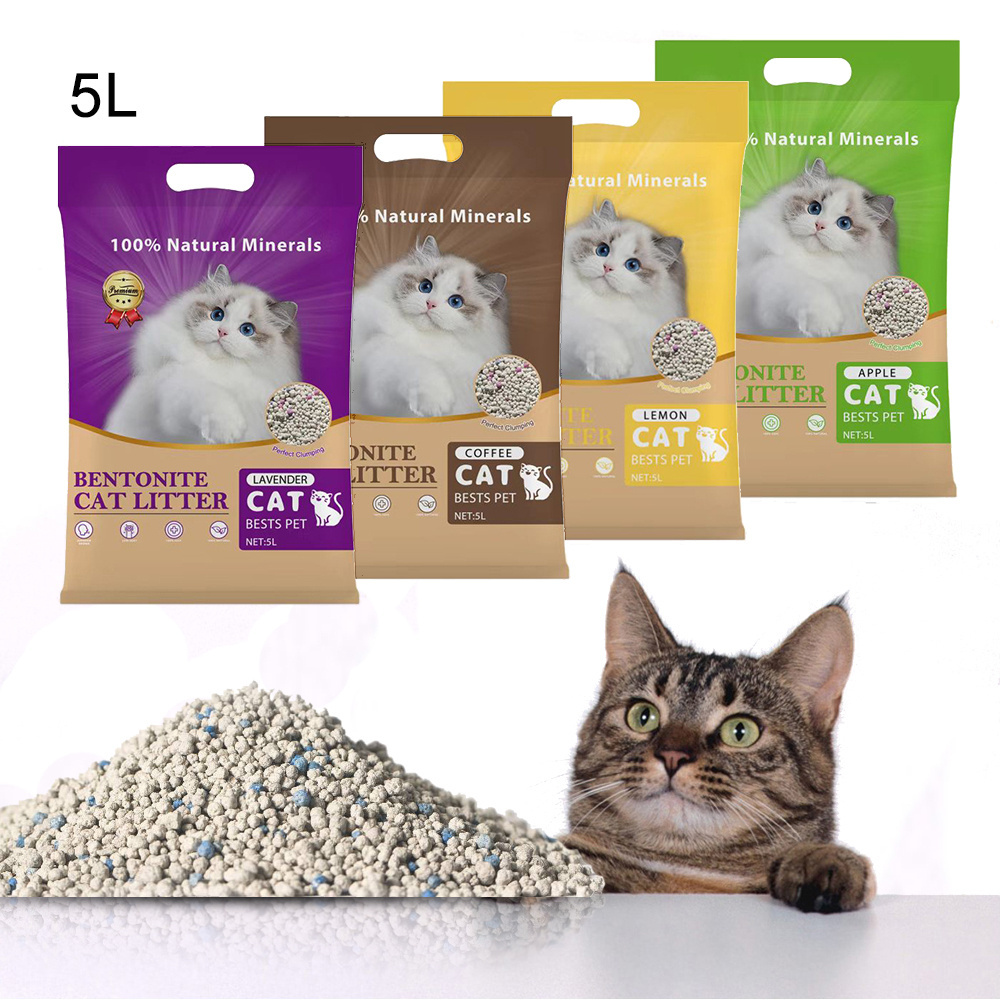 China manufacturer cheap price OEM cat litter wholesale bulk clumping cat litter deodorizer bentonite cat litter