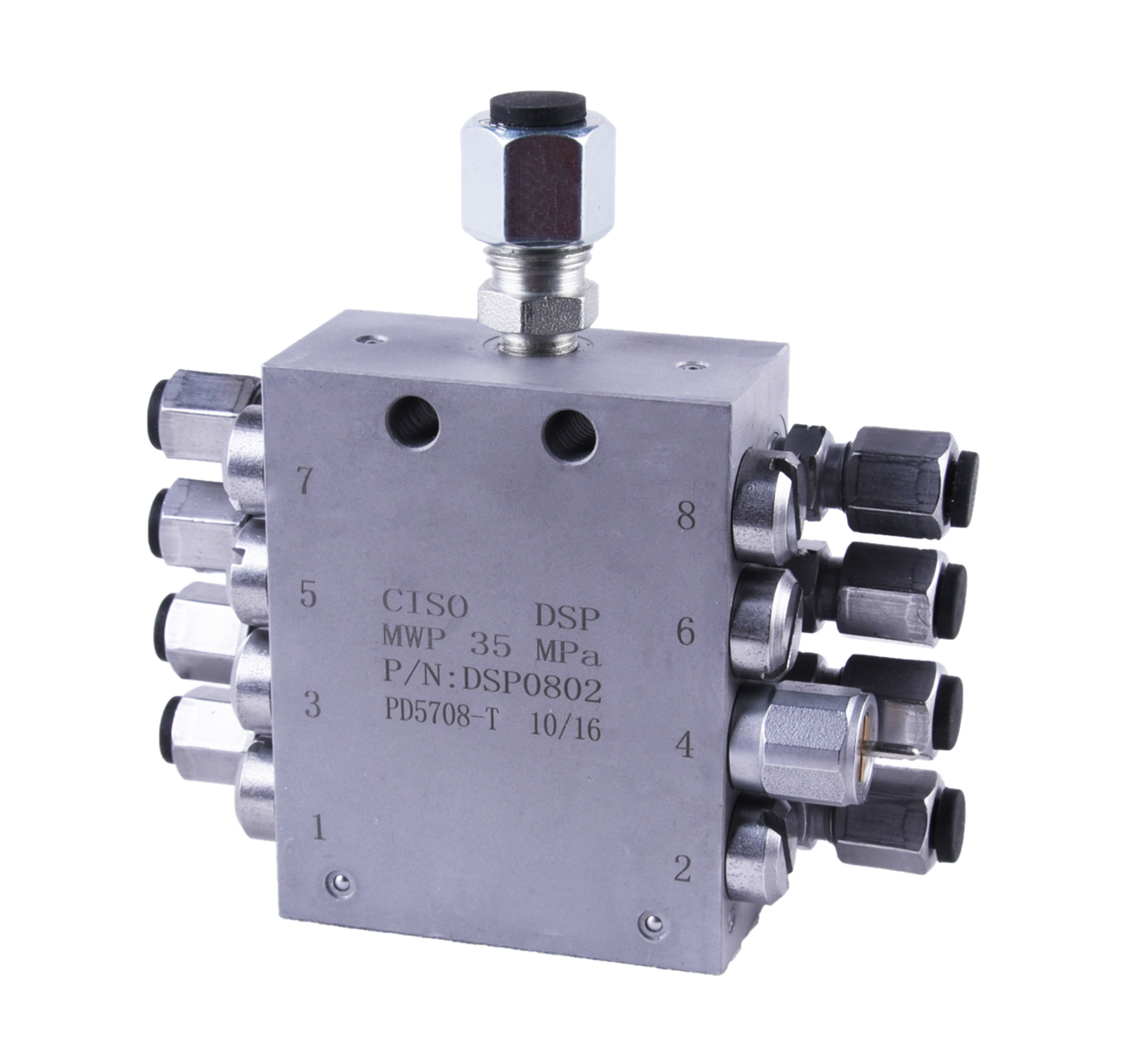 CISO DSP grease distributor for grease lubrication system 22 outlets Distributor Valve