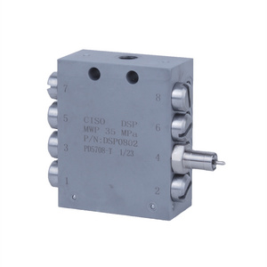 CISO DSP grease distributor for grease lubrication system 22 outlets Distributor Valve